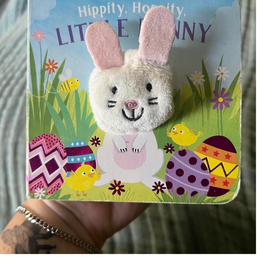 Hippity Hoppity Little Bunny Finger Puppet Board Book Cottage Door Press Easter